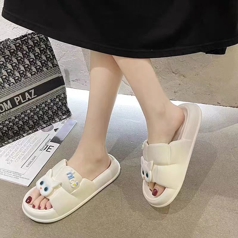 Dép đi trong nhà GAVINBROWN đế dày họa tiết hoạt hình chống trượt thời trang hè xinh xắn cho nữ