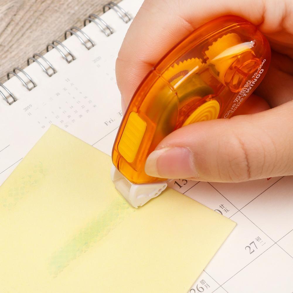 PISTA Con Lăn Keo Dán Trang Trí Sổ Tay Họa Tiết Chấm Bi Dễ Thương