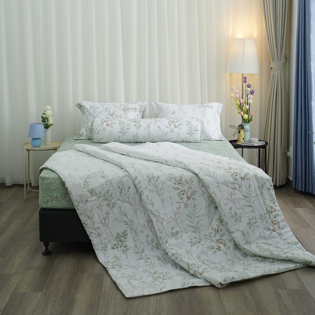 Chăn trần bông Everon Lite chất vải microfiber kích thước 200x220 (cm) ELM 208