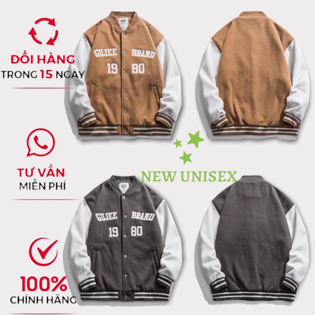 Áo Khoác Nam Nữ Bomber Nỉ Ngoại 2 Lớp Lót Dù Thêu Họa Tiết Chữ Số 18 90 Phối Tay Siêu Phẩm