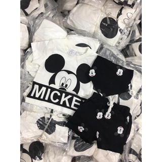 A772- BỘ ĐÙI BÉ TRAI MICKY ĐEN TRẮNG