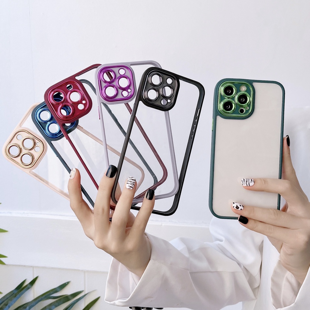 Ốp Điện Thoại Silicon Chống Sốc Bảo Vệ Ống Kính Máy Ảnh Cho iphone 13 12 11 pro Max i12 i13 iphone 13 pro 12 pro