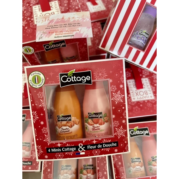 Set sữa tắm Cottage mini