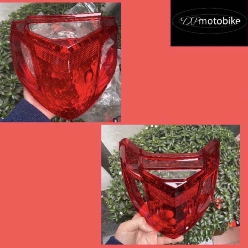 Ốp hậu đèn đuôi đỏ wave 50,100,110cc hàng dày đẹp