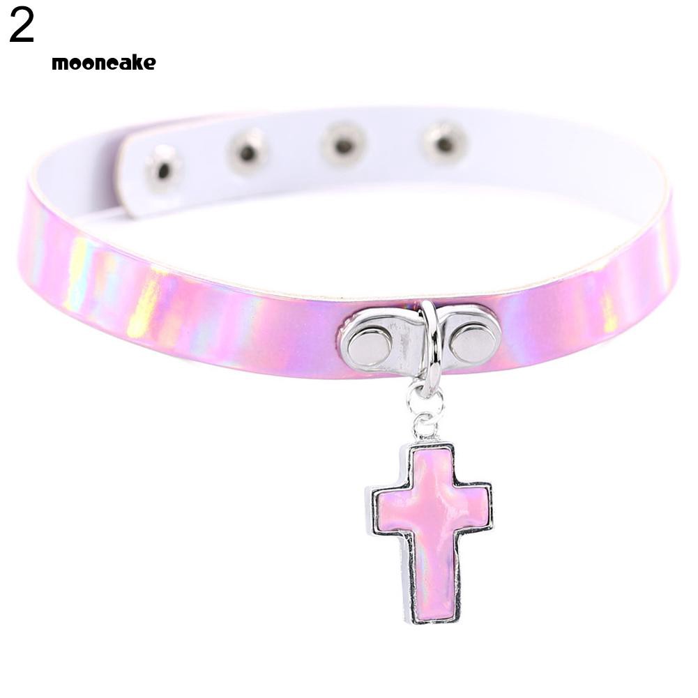 Vòng cổ choker mặt chữ thập phong cách trẻ trung cá tính dành cho nữ