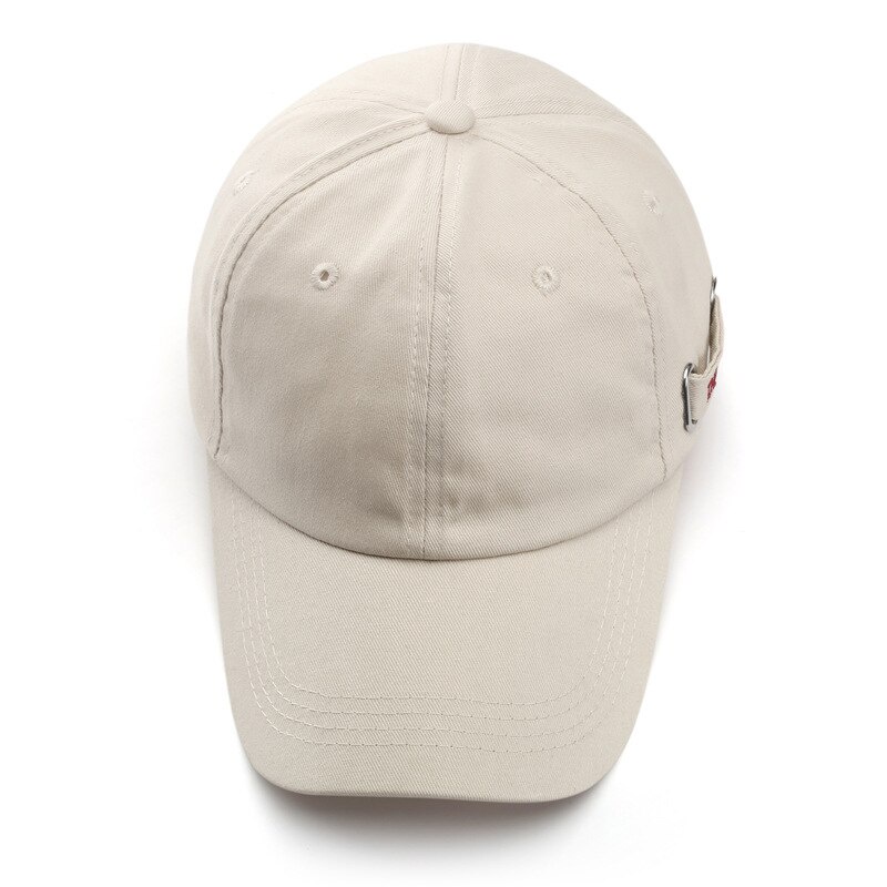 Mũ lưỡi trai thêu chữ thời trang unisex đơn giản