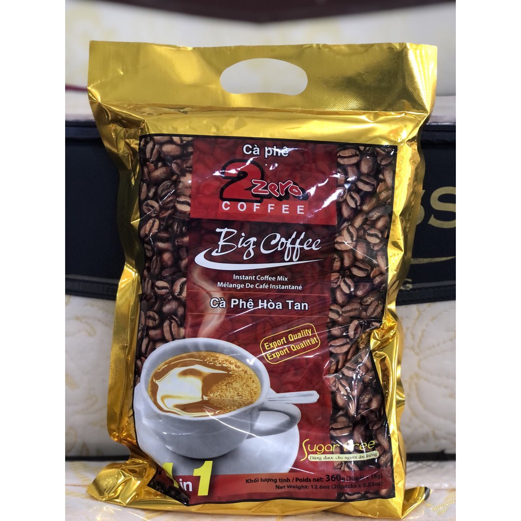 Cà phê sữa hòa tan Big Coffee 2 zero 4in1 Mikko Hương Xưa