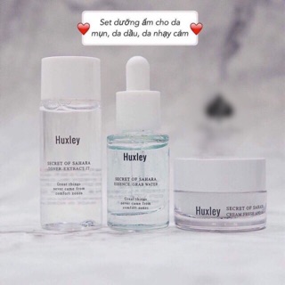 Set dưỡng da Huxley cho da dầu, mụn