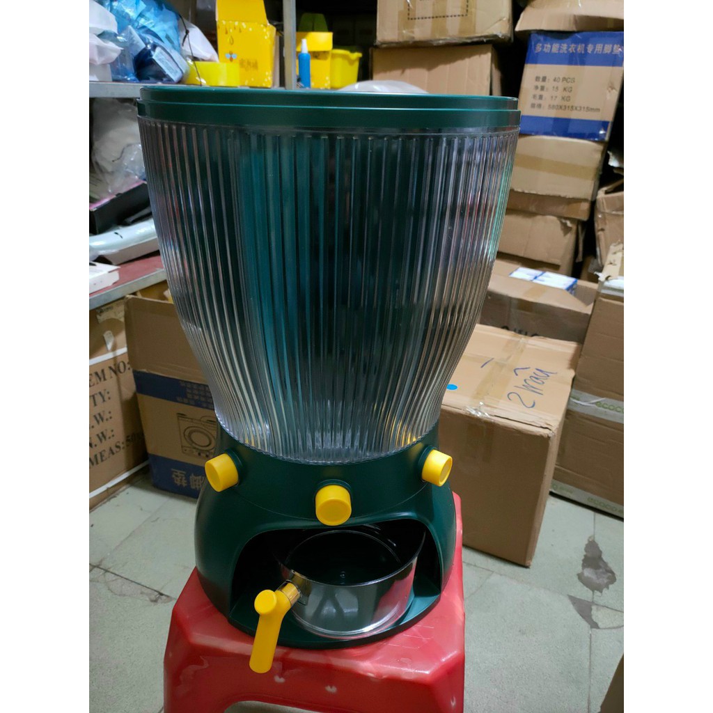 Thùng gạo xoay, chia nhiều ngăn mẫu mới 2021