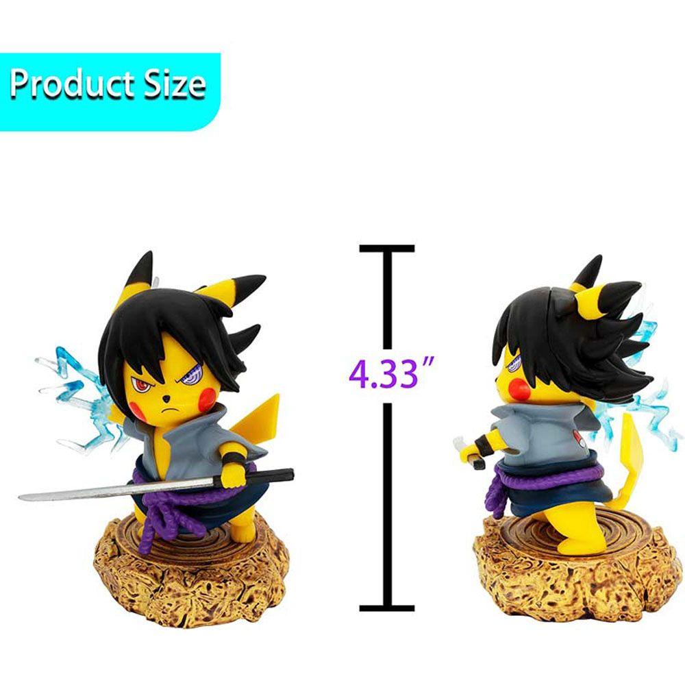 1 Mô Hình Nhân Vật Uchiha Sasuke Uchiha Sasuke Trong Anime Pikachu Bằng PVC