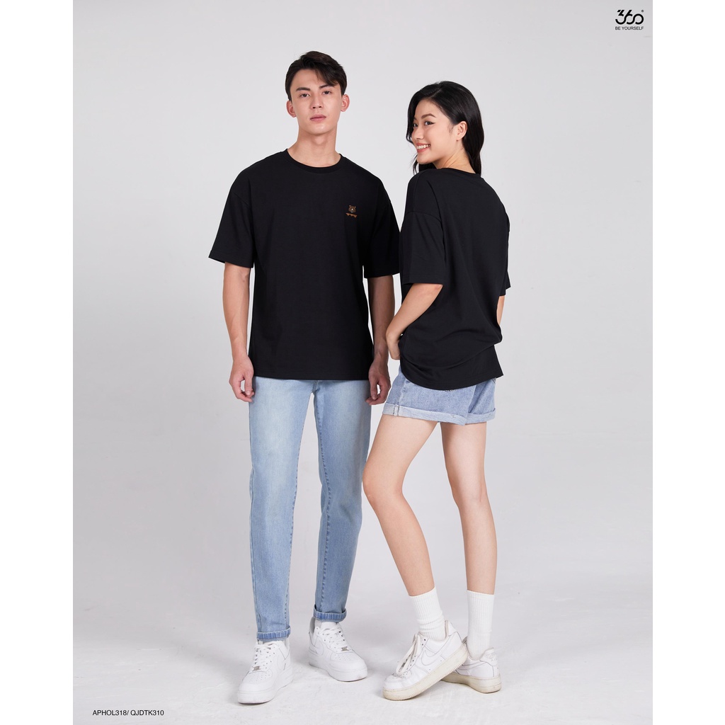 Áo thun Unisex thêu hình gấu thương hiệu thời trang 360 Boutique phông nam nữ - APHOL318