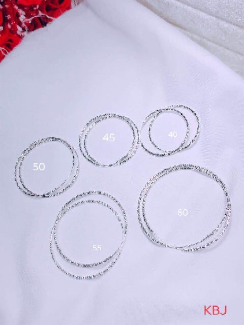 Khuyên tai vòng tàu bạc ta-Minh Tâm Jewelry