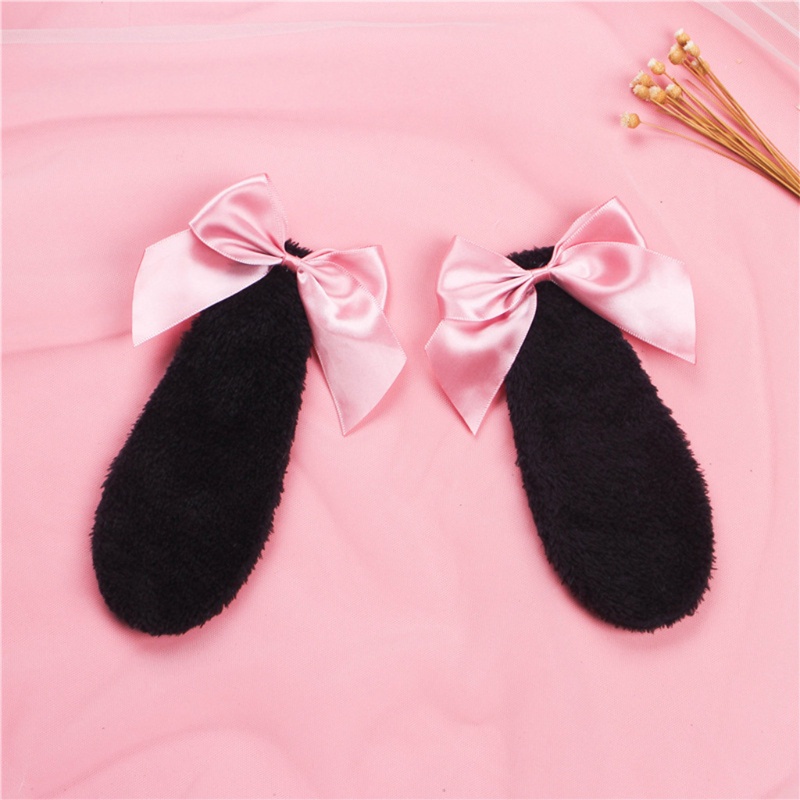 Kẹp Tóc Hình Tai Thỏ Nhiều Màu Sắc Đáng Yêu Cho Bé