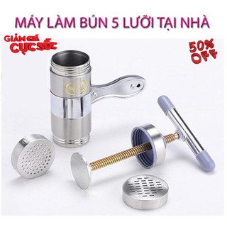 MÁY LÀM BÚN 5 LƯỠI đa năng, tiện dụng, làm bún mỳ ngay tại nhà, đảm bảo vệ sinh tươi ngon
