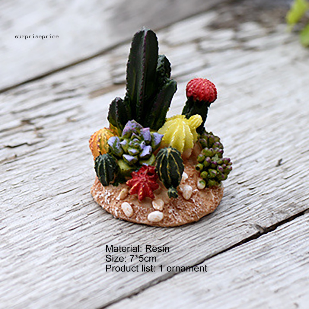 Cây Xương Rồng Giả Bằng Nhựa Resin Dùng Trang Trí Nhà Cửa