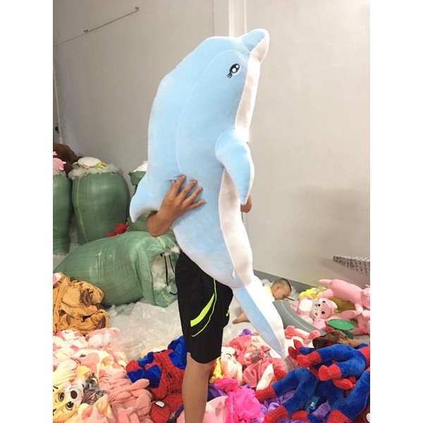 Gấu bông Cá heo siêu to 1m2