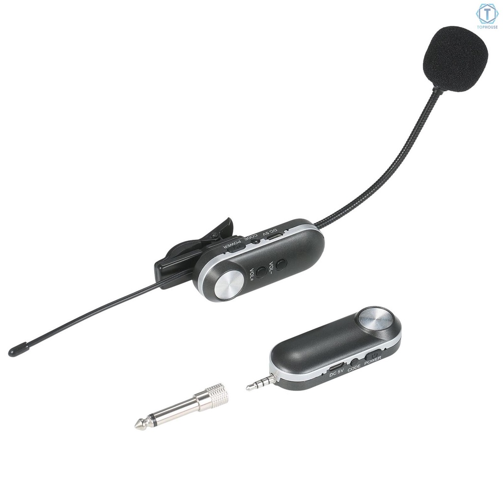 Bộ Micro Không Dây Uhf Kèm Phụ Kiện Chuyên Dụng Cho Kèn Saxophone