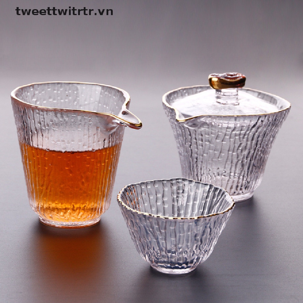 Ly Thủy Tinh Nhỏ Uống Trà Phong Cách Nhật Bản