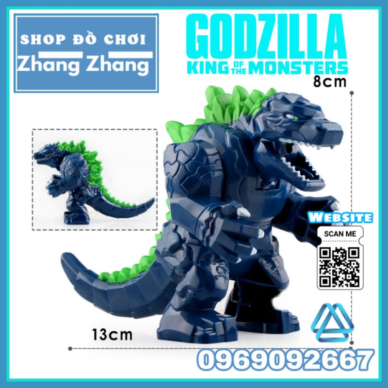 Đồ chơi Xếp hình Super Godzilla King of The Monster Bigfigures Minifigures PRCK GXL049