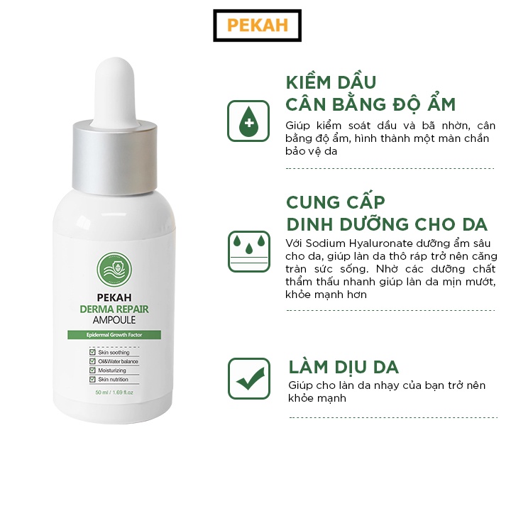 Serum Phục Hồi Và Tái Tạo Da PEKAH Derma Repair Ampoule 50ml