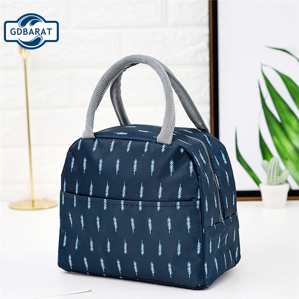 Túi Tote Đựng Hộp Cơm Trưa Bằng Vải Oxford Siêu Bền Tiện Dụng