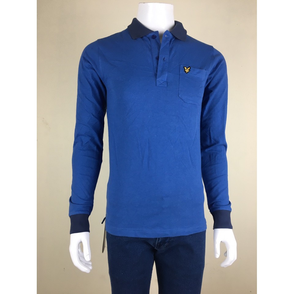 Áo thun dài tay phối cổ VNXK hiệu Lyle&Scott
