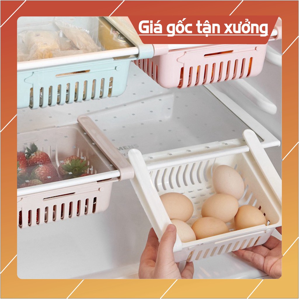 {Giá sỉ} Khay Gài Tủ Lạnh Thông Minh - Rổ Cài Tủ Lạnh Thu Gọn