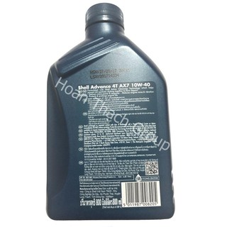 NHỚT XE MÁY SHELL ADVANCE AX7 10W40 800ML