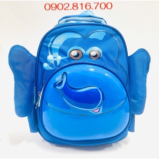 Balo - Cặp đi học cho bé mẫu giáo - mầm non hình thú hoạt hình ngựa Pony - baby shark - cá heo - cú mèo hồng - thỏ - cọp