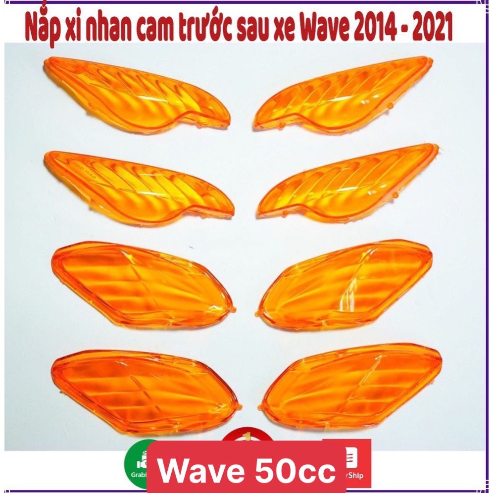 Ốp Xi Nhan Cam Hàng Đẹp Loại 1 Gắn Wave 50cc , Wave 2012 - 2021 Full Bộ