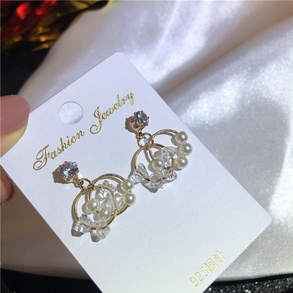 Bông Tai VANES1 Dạng Chuỗi Hạt Tròn Cho Nữ|Trang Sức Thời Trang Đơn Giản