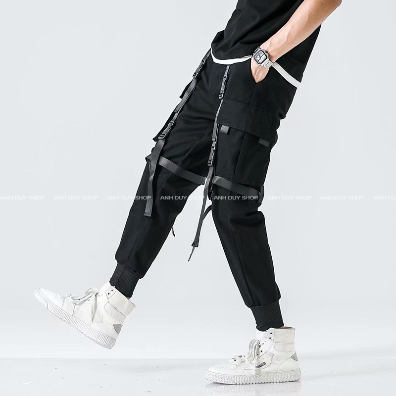 Quần Jogger Nam Kaki Túi Hộp Phong Cách Hiphop Đường Phố Thể Thao Unisex Nam Nữ ANH DUY SHOP JG10