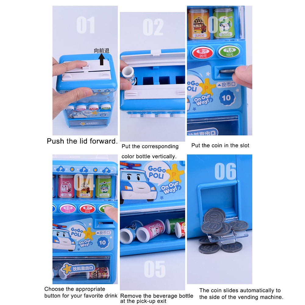 Đồ Chơi Máy Bán Nước Tự Động Mini Dành Cho Bé