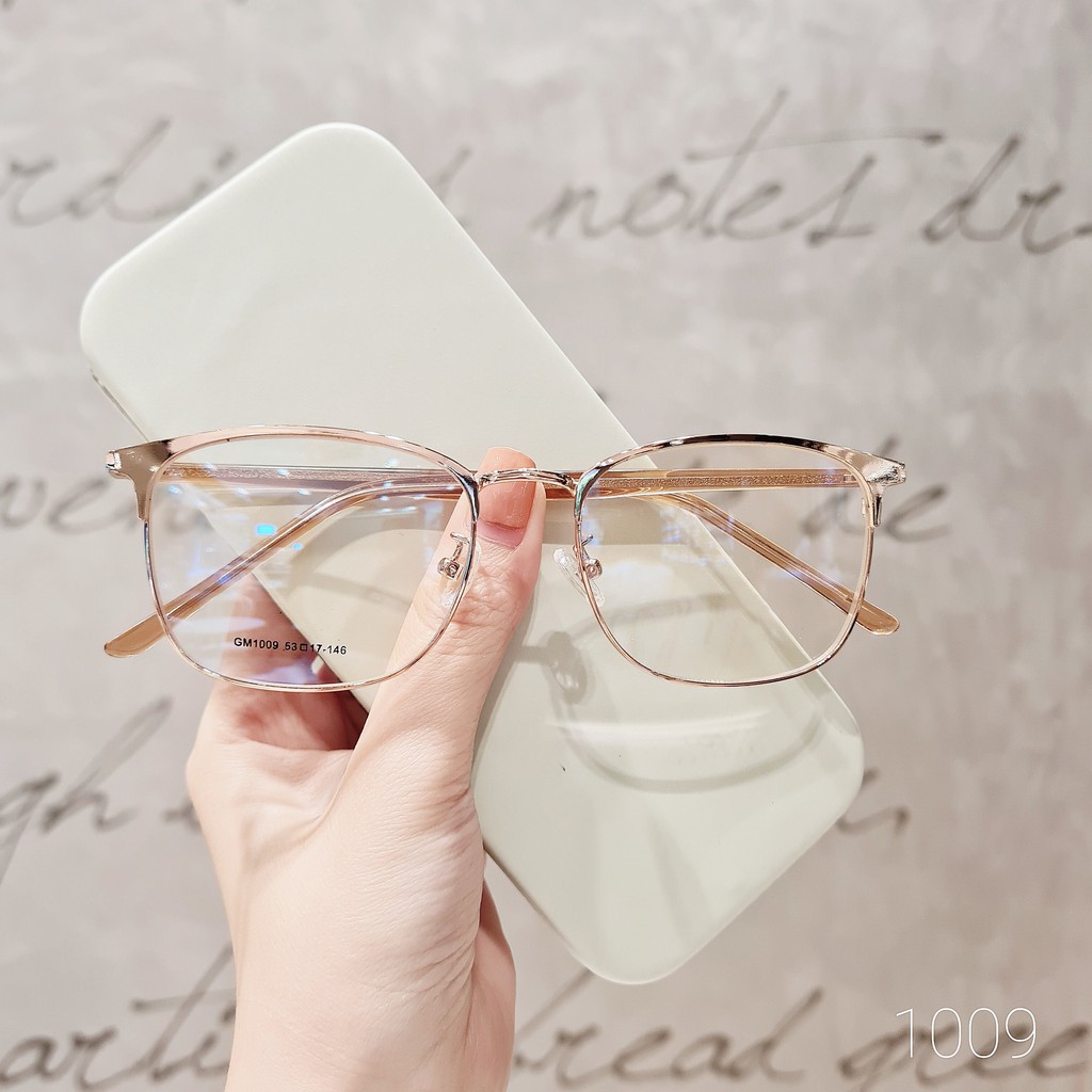 [Mã SKAMA07 giảm 8% đơn từ 250k] Gọng kính mắt kim loại tròn thời trang nhiều màu Lilyeyewear 1009 | BigBuy360 - bigbuy360.vn