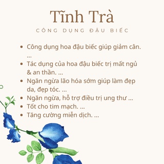 Trà Hoa Đậu Biếc _ Tĩnh trà