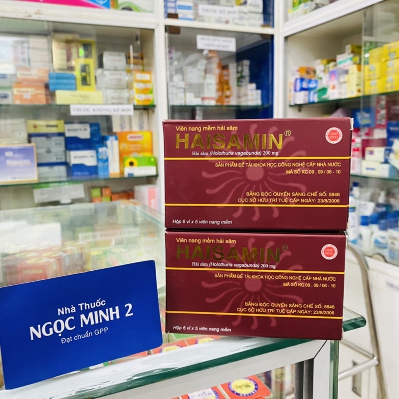✅ Haisamin viên nang mềm hải sâm bồi bổ cơ thể tăng cương sinh lưc haisam hộp 30 viên
