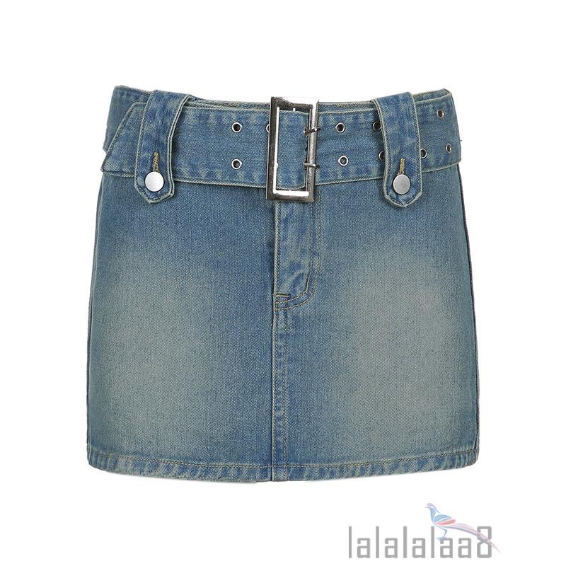 Chân Váy Bút Chì Denim Lưng Vừa Phối Thắt Lưng Laa8-Ys Cho Nữ | BigBuy360 - bigbuy360.vn