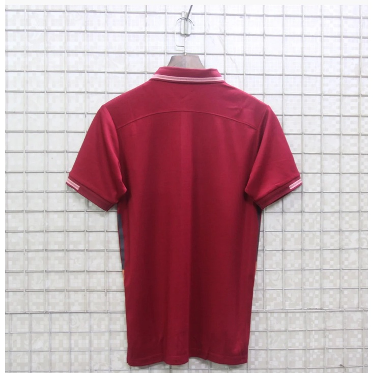 Áo Polo Bóng Đá Arsenal 2022- 2023 Màu Đỏ Đô Ảnh Thật