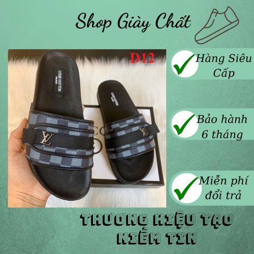 Dép Nam LV ❤️FREESHIP❤️ Dép Quai Ngang - Dép LV quai ngang DG12