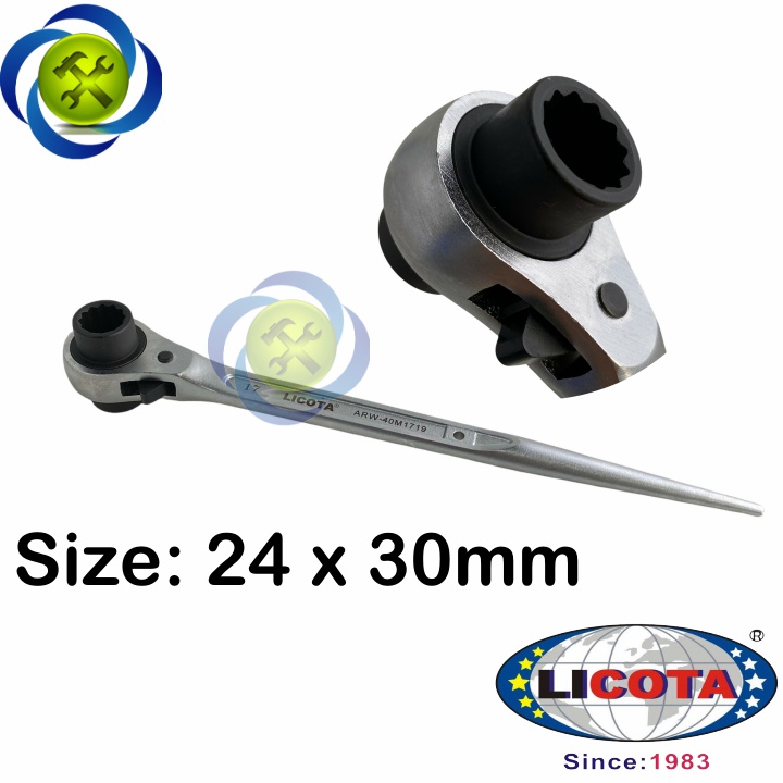 Cần siết đuôi chuột 24 x 30 LICOTA ARW-40M2430