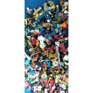 Lego cân mini, vũ khí, áo, mũ , giáp