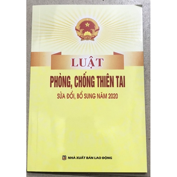 Sách luật phòng chống thiên tai