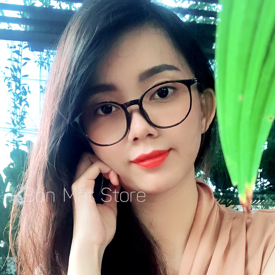 Gọng Kính Cận Nhựa Dẻo Tr90 Form Tròn 21471 (Tặng Hộp Khăn) | BigBuy360 - bigbuy360.vn