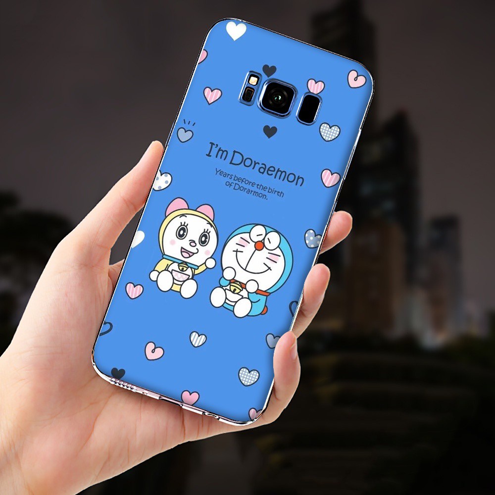 Ốp Điện Thoại Trong Suốt In Hình Doraemon Gq40 Cho Samsung A01 Eu A21S J2 J5 J7 Prime M20 M31 S10E Note 20 Ultra