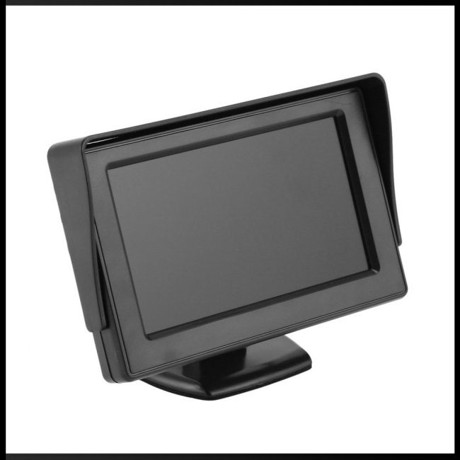 Màn Hình Lcd 4.3-inch Tft Hai Chiều Hd Gắn Tấm Che Nắng Cho Xe Hơi