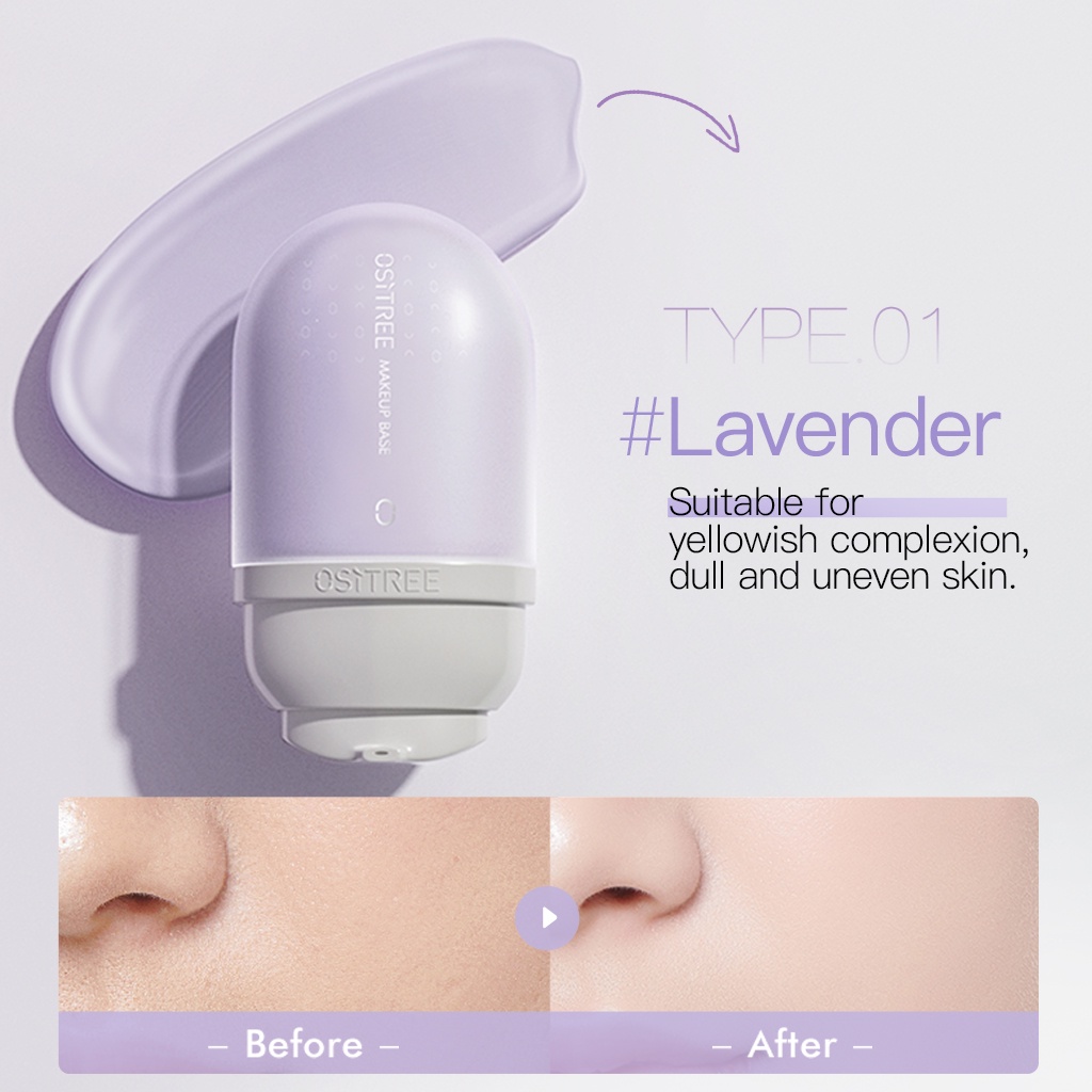 Kem lót trang điểm OSITREE dưỡng ẩm che khuyết điểm kiểm soát dầu làm sáng da