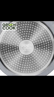 Chảo Vân đá từ green cook 24,26,28 cm