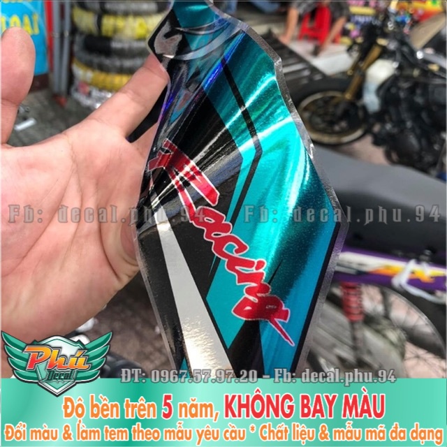 Tem rời Sonic Xanh đen Chrome cao cấp -1
