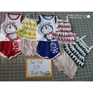 SET 5 BỘ BA LỖ/ÁO DÂY BÉ GÁI
