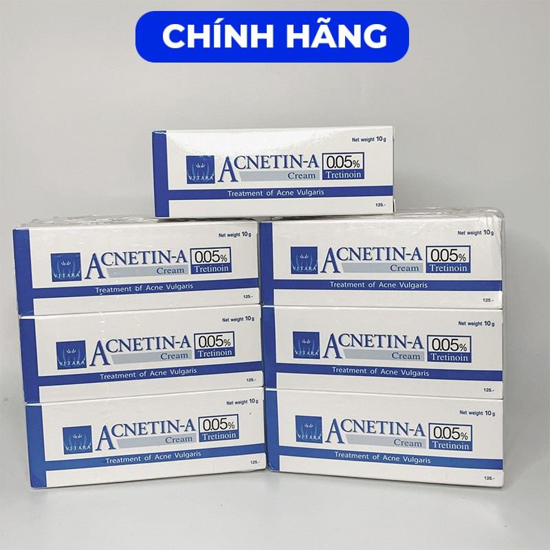 Acnetin A ⚜️CHÍNH HÃNG⚜️ Kem ngừa mụn chống lão hóa da Acnetin A 0.05% 10g | BigBuy360 - bigbuy360.vn